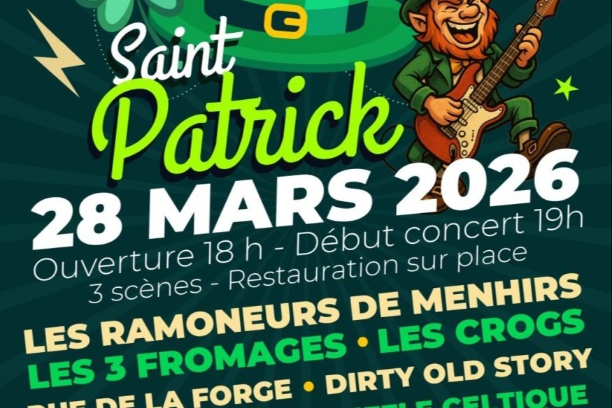 Festival Saint-Patrick à Bain de Bretagne, c'est ce samedi soir!